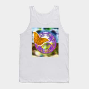 Wings of butterfly creating wind Tank Top